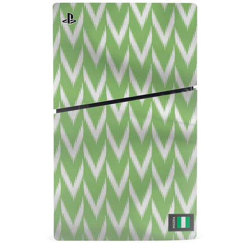 Nigeria Soccer Flag PS5 Slim Digital Edition Console Skin